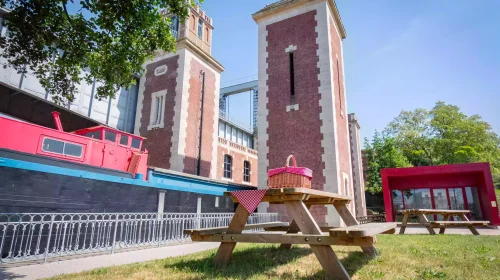 Ein Picknick... im Herzen des Schiffshebewerks